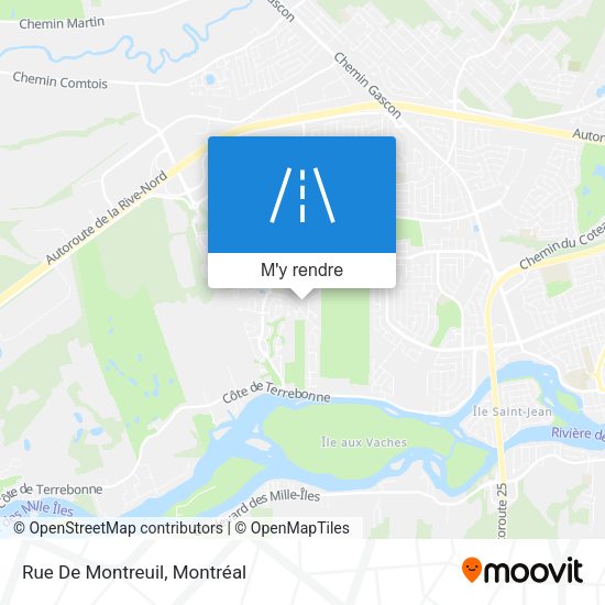 Rue De Montreuil plan