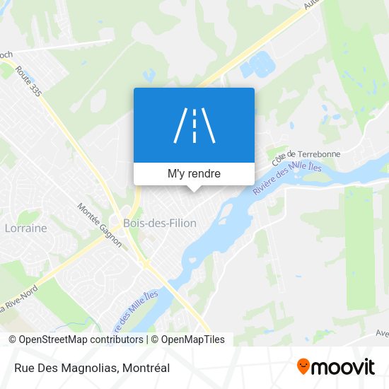 Rue Des Magnolias plan
