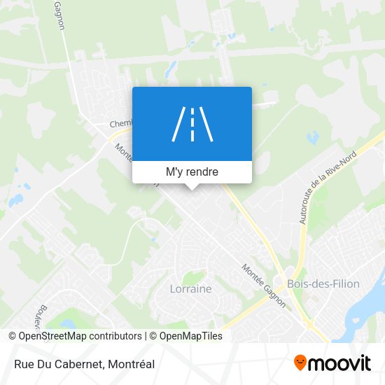 Rue Du Cabernet plan