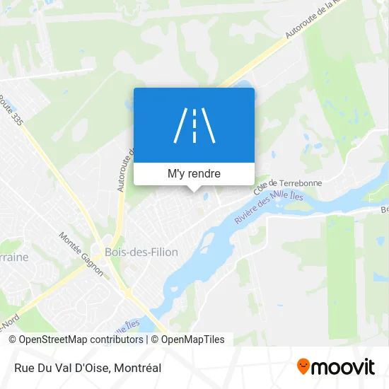 Rue Du Val D'Oise plan