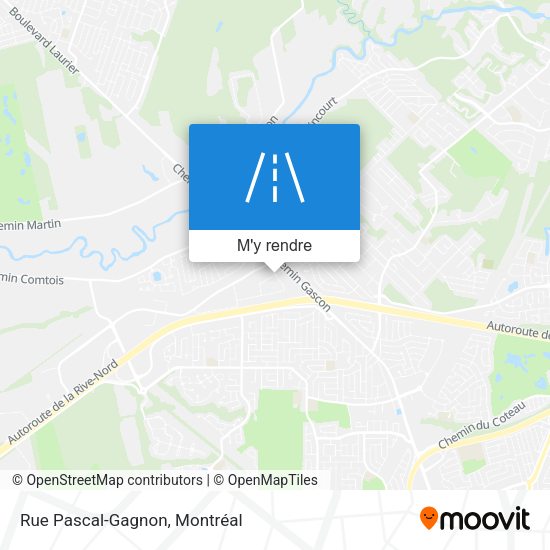 Rue Pascal-Gagnon plan