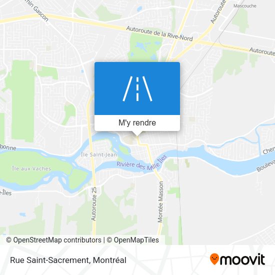 Rue Saint-Sacrement plan