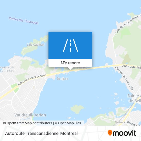 Autoroute Transcanadienne plan