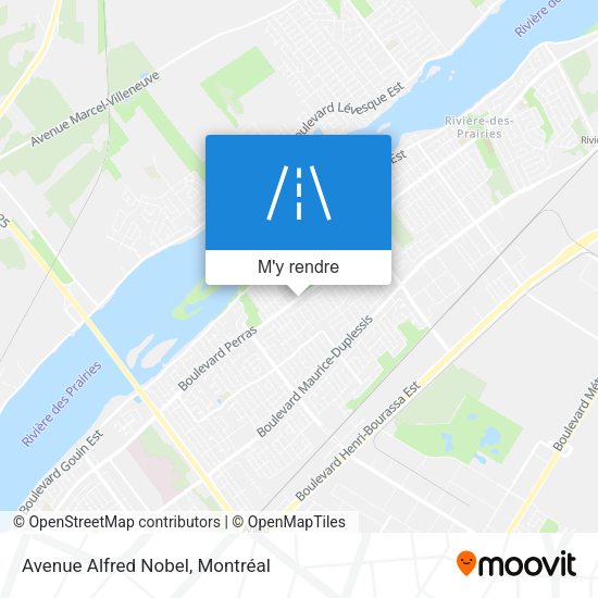 Avenue Alfred Nobel plan