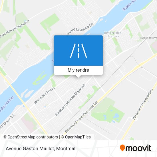 Avenue Gaston Maillet plan