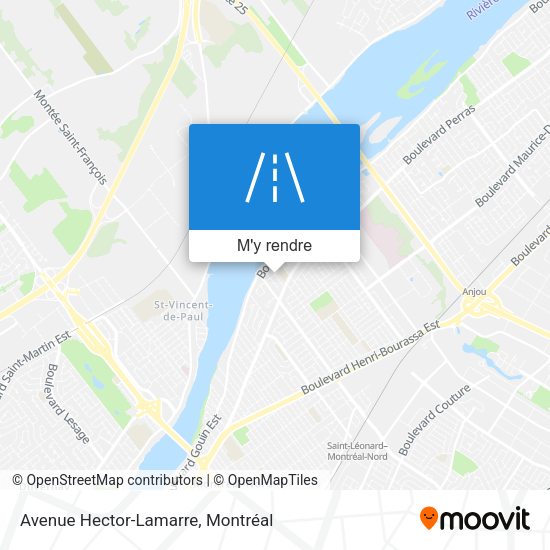 Avenue Hector-Lamarre plan