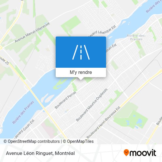 Avenue Léon Ringuet plan