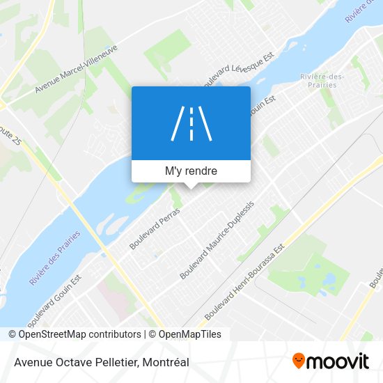 Avenue Octave Pelletier plan