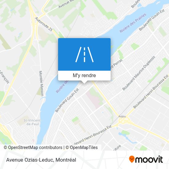 Avenue Ozias-Leduc plan
