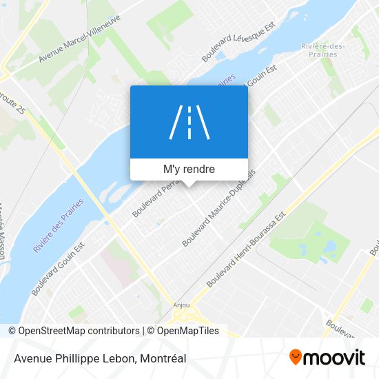Avenue Phillippe Lebon plan