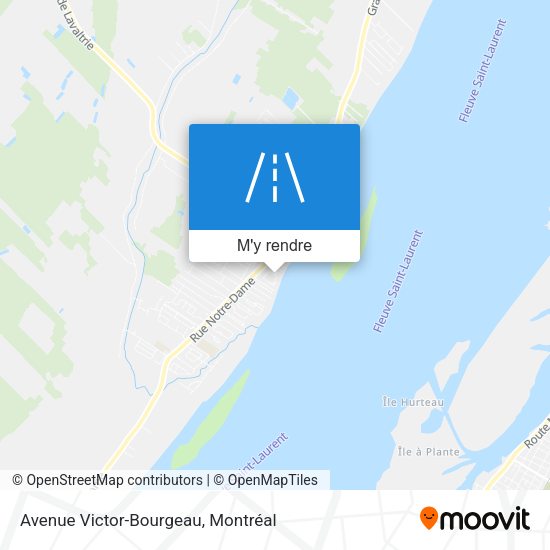 Avenue Victor-Bourgeau plan