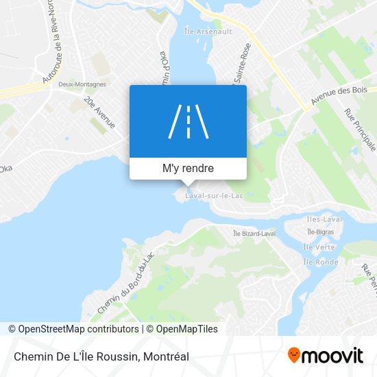 Chemin De L'Île Roussin plan