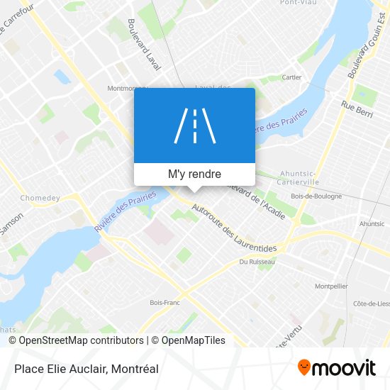 Place Elie Auclair plan