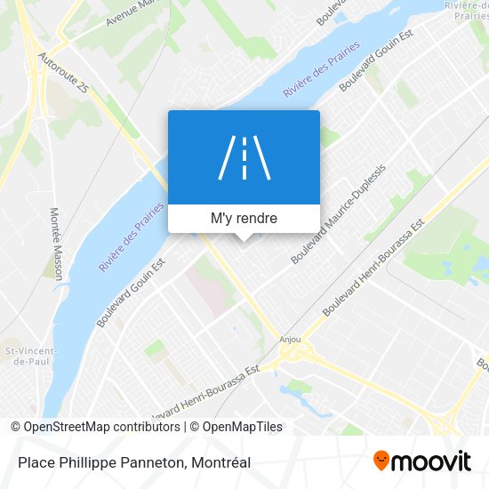 Place Phillippe Panneton plan