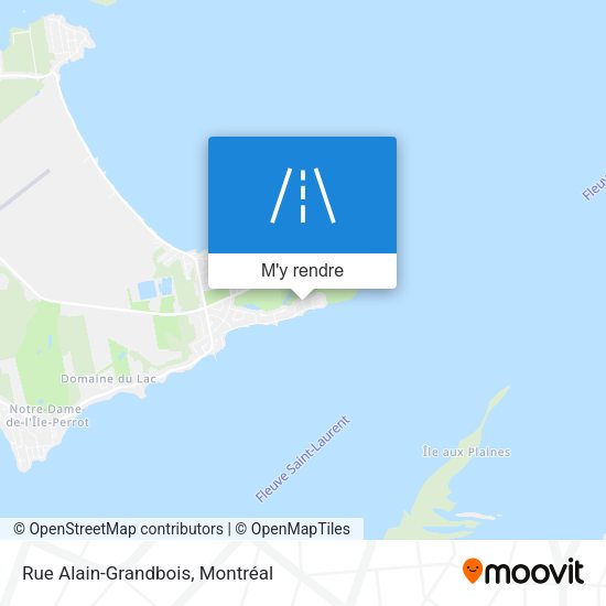 Rue Alain-Grandbois plan