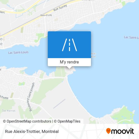 Rue Alexis-Trottier plan