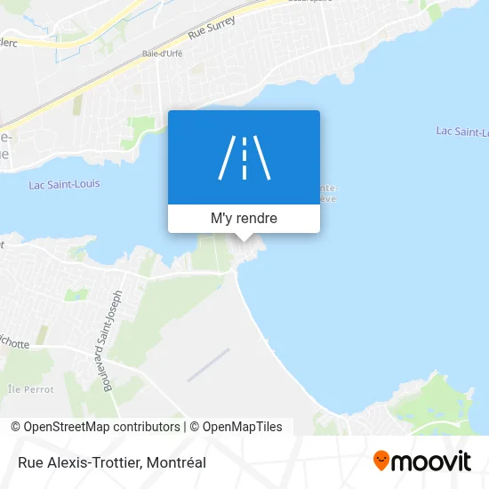 Rue Alexis-Trottier plan