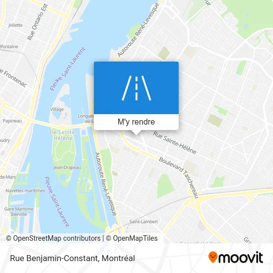 Rue Benjamin-Constant plan