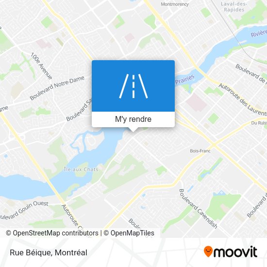 Rue Béique plan