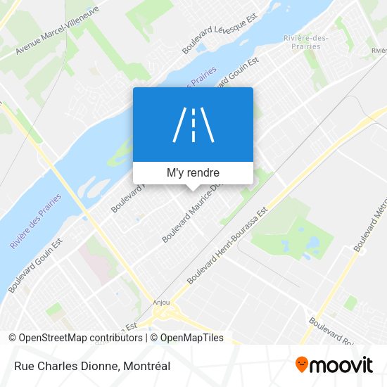 Rue Charles Dionne plan