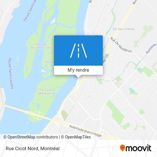 Rue Cicot Nord plan