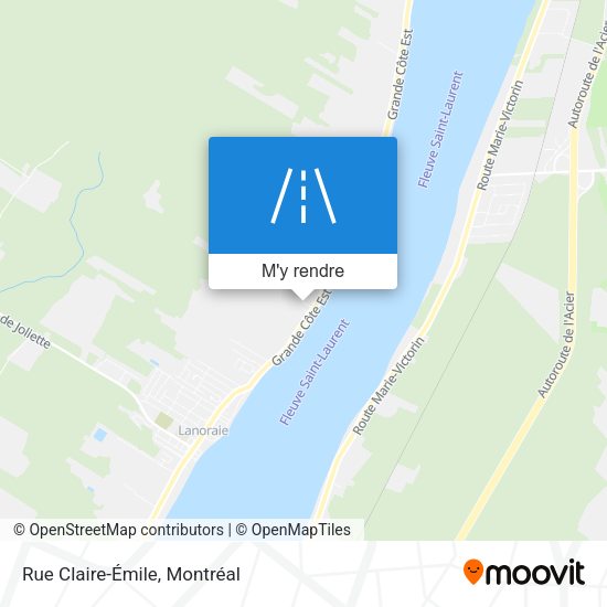 Rue Claire-Émile plan