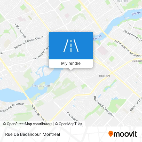 Rue De Bécancour plan