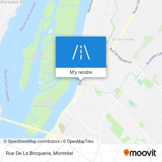 Rue De La Broquerie plan