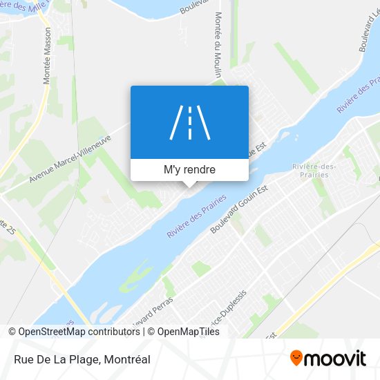 Rue De La Plage plan