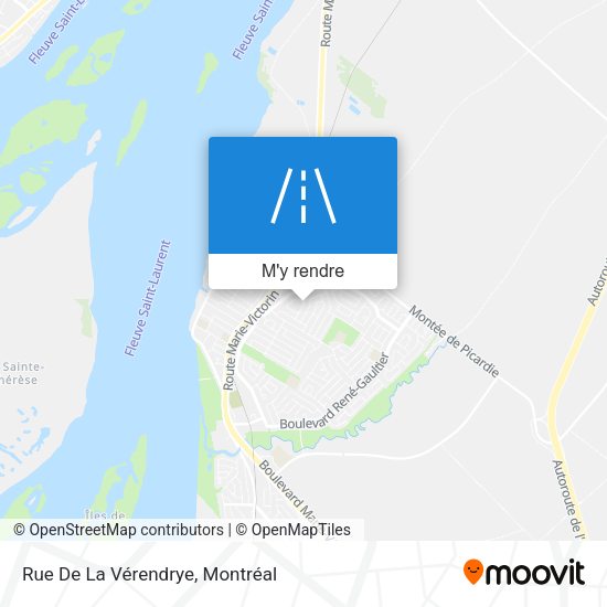 Rue De La Vérendrye plan
