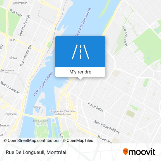 Rue De Longueuil plan
