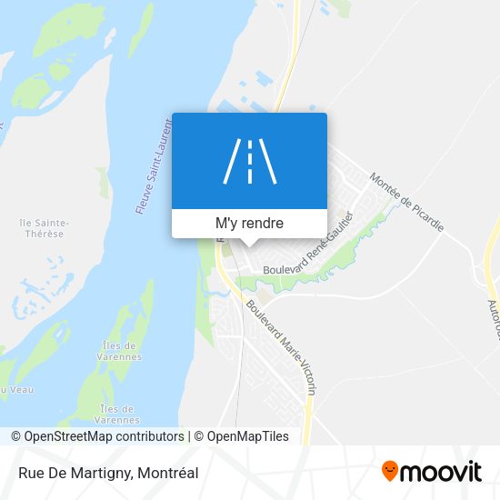 Rue De Martigny plan