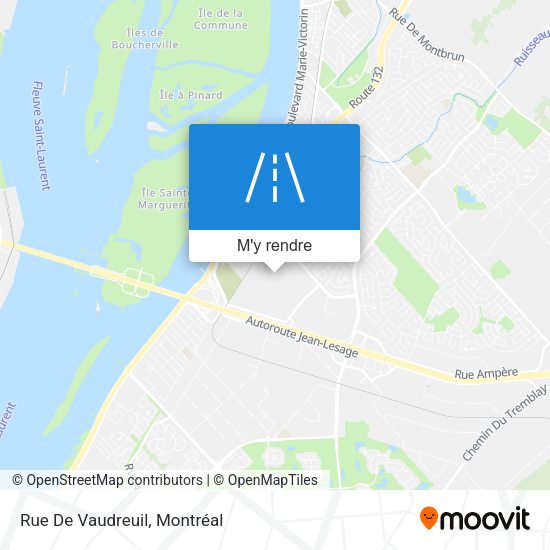 Rue De Vaudreuil plan
