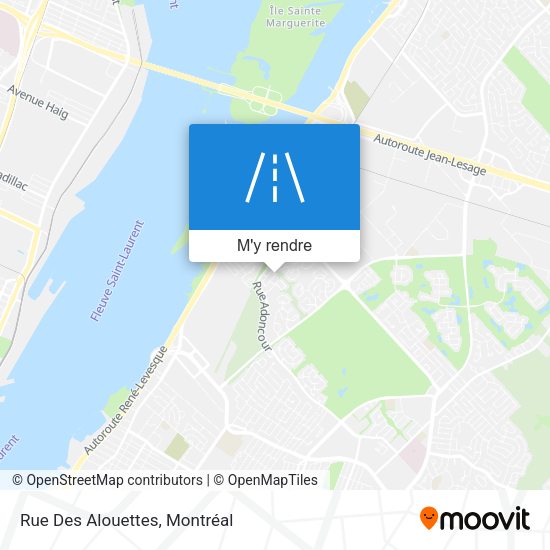 Rue Des Alouettes plan