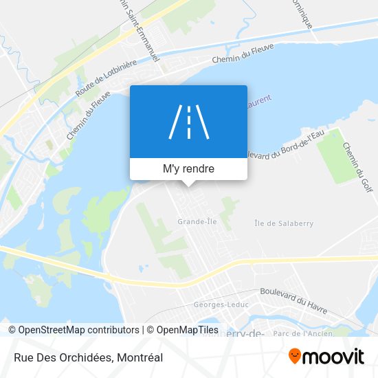 Rue Des Orchidées plan