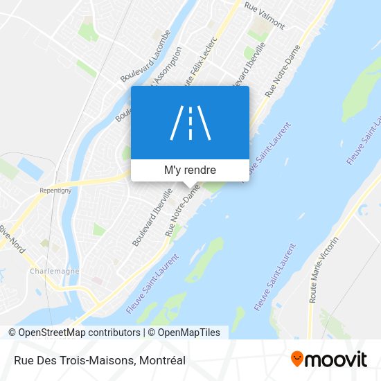 Rue Des Trois-Maisons plan