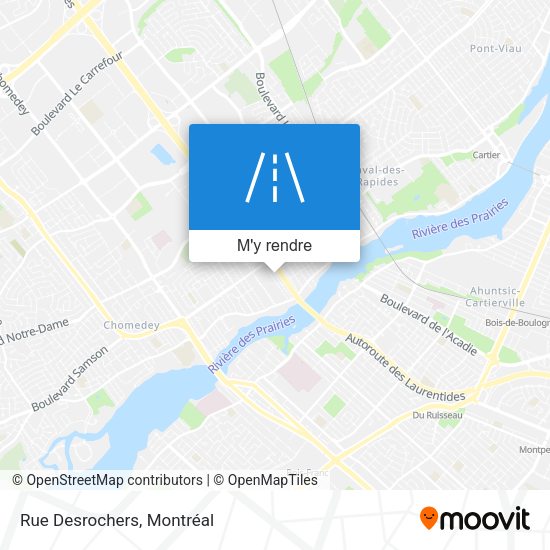 Rue Desrochers plan