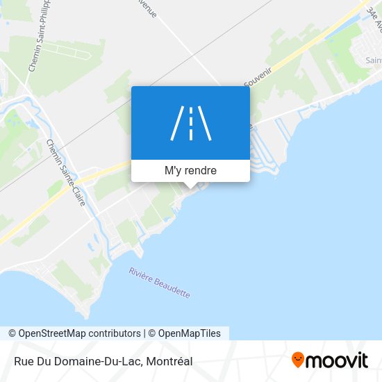 Rue Du Domaine-Du-Lac plan