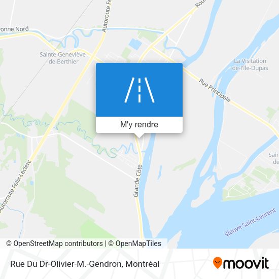 Rue Du Dr-Olivier-M.-Gendron plan