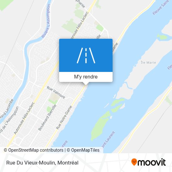Rue Du Vieux-Moulin plan