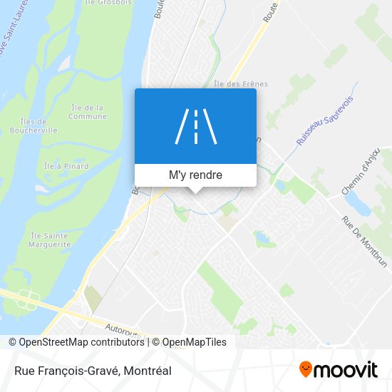 Rue François-Gravé plan
