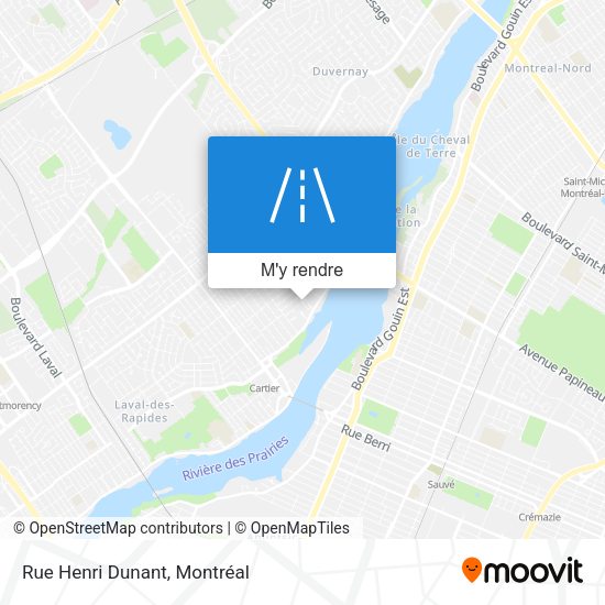 Rue Henri Dunant plan