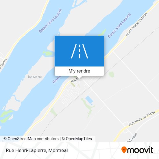Rue Henri-Lapierre plan