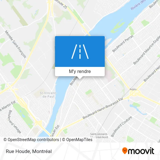 Rue Houde plan