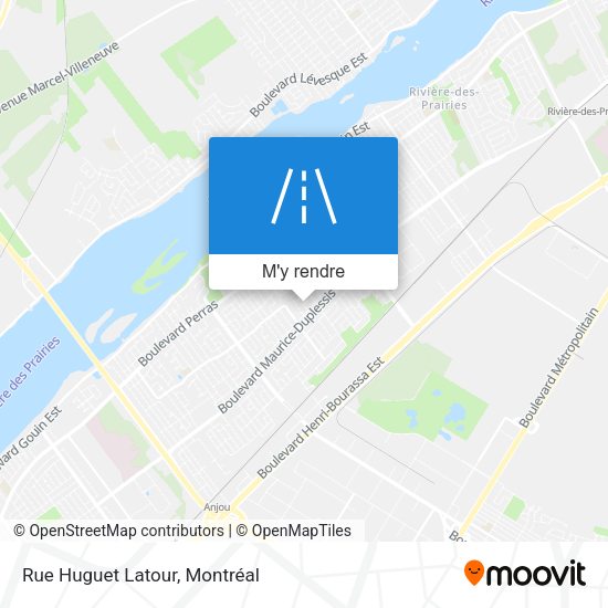 Rue Huguet Latour plan