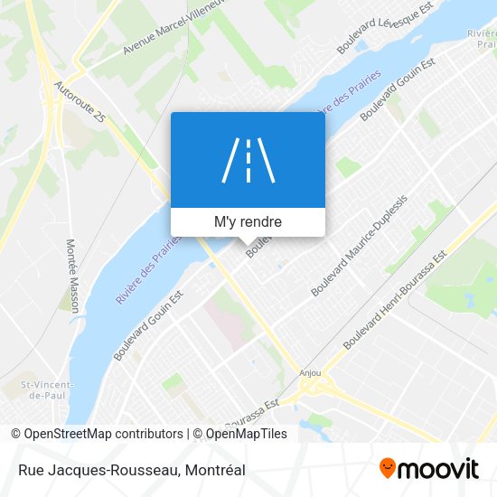 Rue Jacques-Rousseau plan