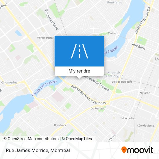 Rue James Morrice plan