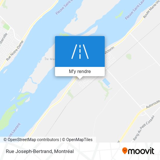 Rue Joseph-Bertrand plan