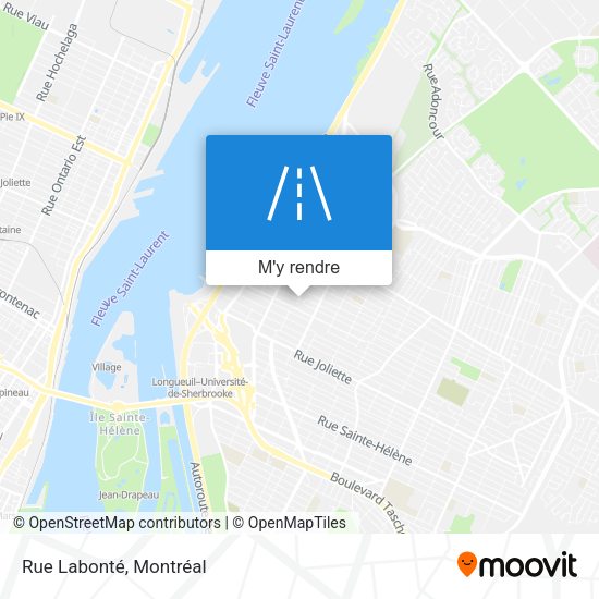 Rue Labonté plan