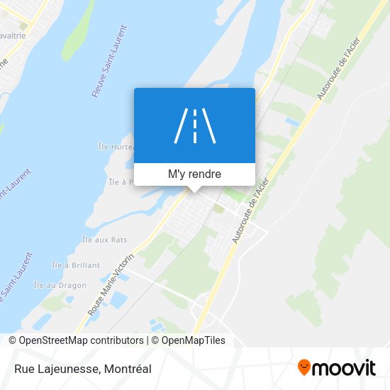 Rue Lajeunesse plan